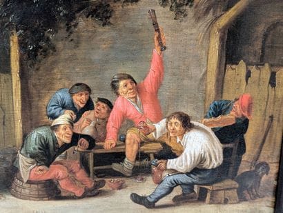 Flemish school of the 18th century, in the...