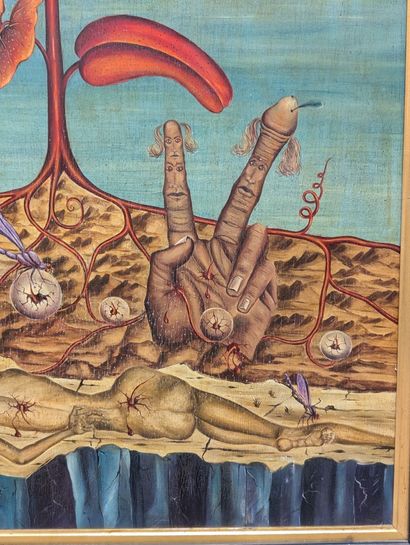 FIORETTI (XXth) - Modern surrealist school
