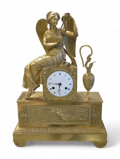 Burnished and partially bitten chased-gilt...