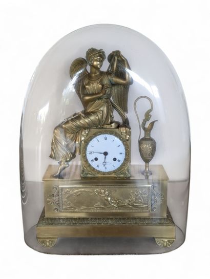 Burnished and partially bitten chased-gilt...