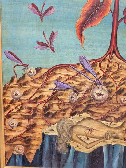FIORETTI (XXth) - Modern surrealist school
