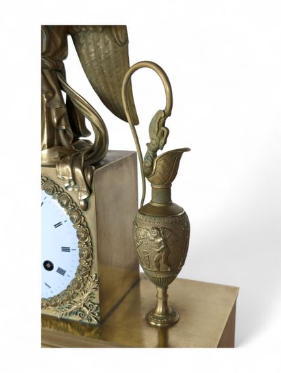 Burnished and partially bitten chased-gilt...