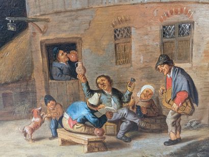 Flemish school of the 18th century, in the...
