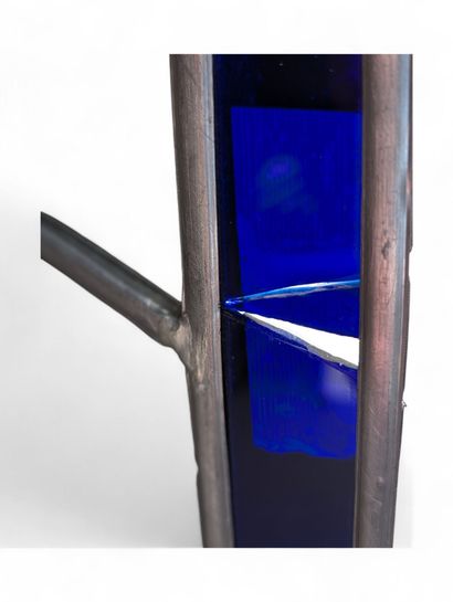 Miroir de forme rectangulaire de panier avec...