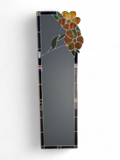 Miroir de forme rectangulaire de panier avec...