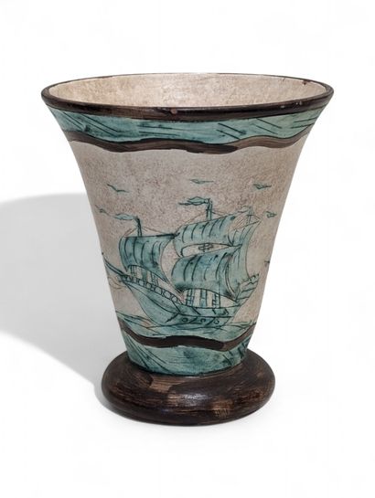 Jérôme MASSIER (1850-1926) à VALLAURIS
Vase...