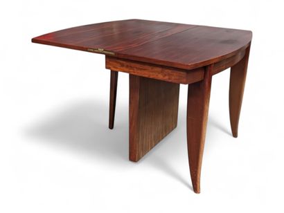 Table à plateau portefeuille en acajou de...