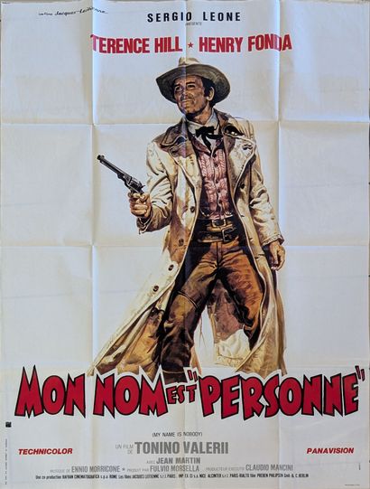 Collection de 9 affiches de cinéma dont :...