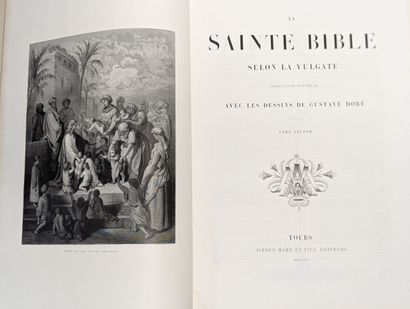 (Gustave DORE) 
LA SAINTE BIBLE illustrée...