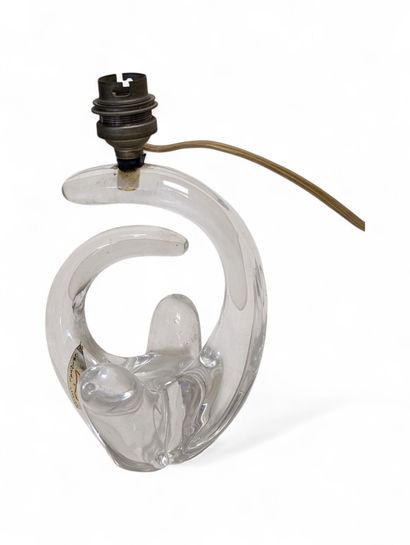 SCHNEIDER
Pied de lampe moderniste en cristal...