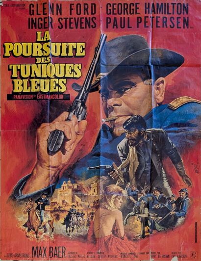 Collection de 9 affiches de cinéma dont :...