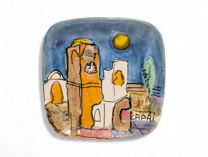 Elio SCHIAVON (1925-2004)
Plateau vide-poche...