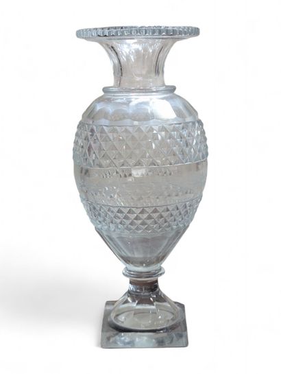 BACCARAT (attribué à)
Vase de forme Médicis...