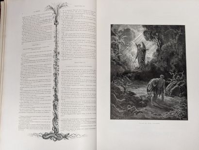 (Gustave DORE) 
LA SAINTE BIBLE illustrée...