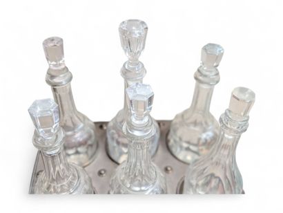 CAILAR BAYARD
Porte-carafes en métal argenté...
