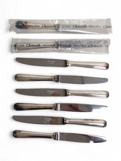 CHRISTOFLE
Ménagère en métal argenté modèle...
