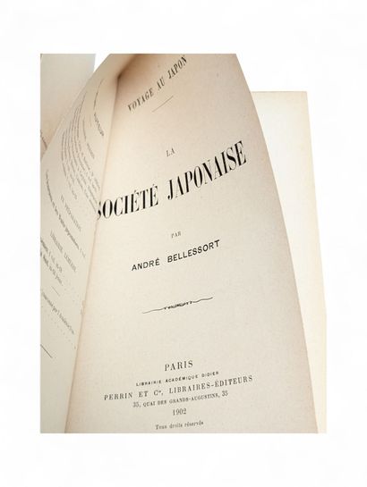 Japon - BELLESSORT (André). 
La Société Japonaise....
