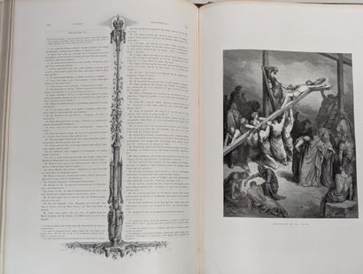 (Gustave DORE) 
LA SAINTE BIBLE illustrée...