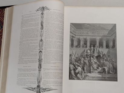 (Gustave DORE) 
LA SAINTE BIBLE illustrée...
