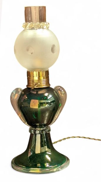 MURANO
Lampe à pétrole en verre soufflé de...