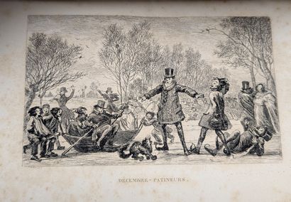 Almanach. Le Comic-Almanach pour 1842. Douze...