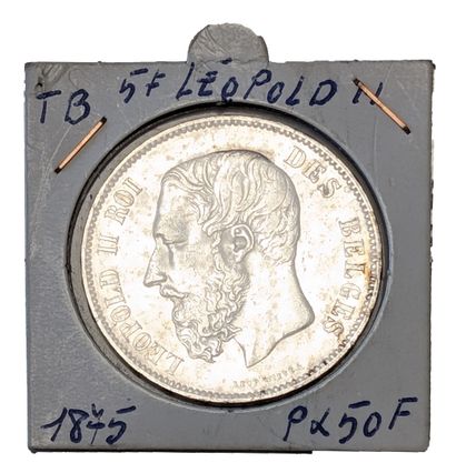 BELGIQUE - Monnaie
1 pièce de 5 Francs en...