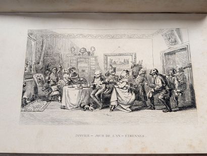 Almanach. Le Comic-Almanach pour 1842. Douze...