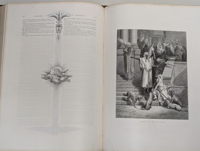 (Gustave DORE) 
LA SAINTE BIBLE illustrée...