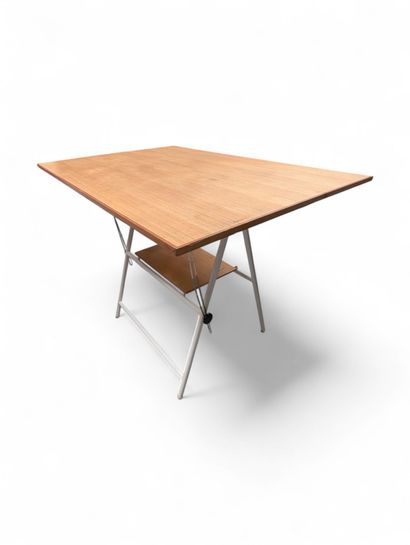 Grande table d'architecte et son tabouret...