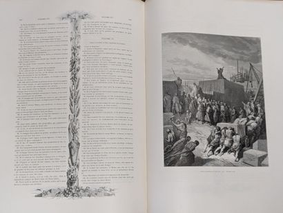 (Gustave DORE) 
LA SAINTE BIBLE illustrée...
