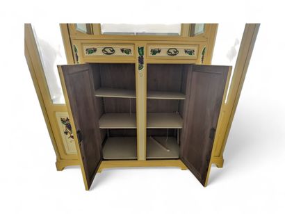 Bibliothèque penderie en bois entièrement...