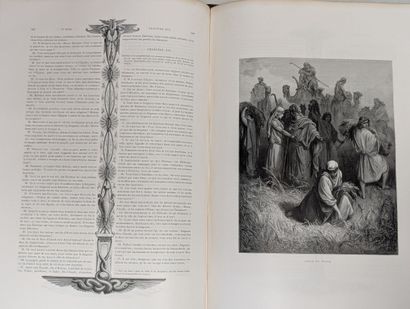 (Gustave DORE) 
LA SAINTE BIBLE illustrée...