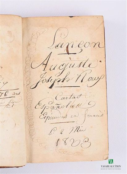 SOBRINO François - Secrétaire espagnol, enseignant...