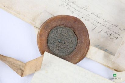 Lot de huit lettres manuscrites cachetées...