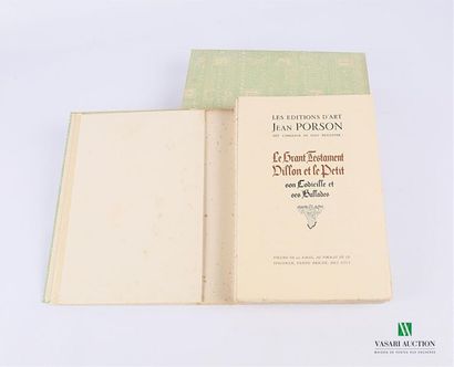 VILLON Francois - Le grand testament Villon...