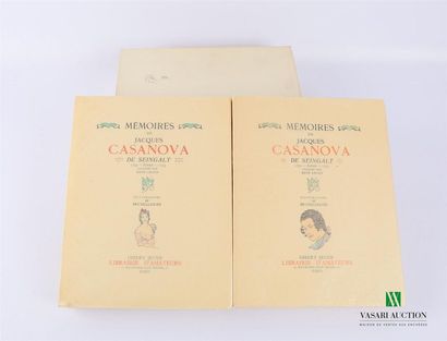 CASANOVA Jacques - Mémoires de Jacques Casanova...