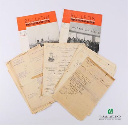 [NAVIGATION]
Two bulletins of the Compagnie...