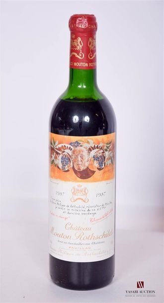 1 bottle Chateau MOUTON ROTHSCHILD Pauillac...