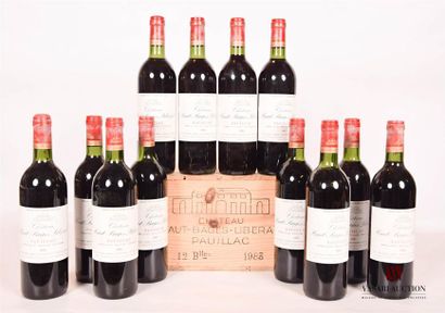 12 bottlesChâteau HAUT BAGES LIBÉRALPauillac...