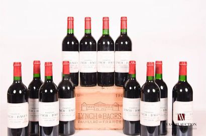 12 bottlesChâteau LYNCH BAGESPauillac GCC1992

	And......