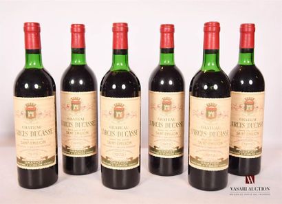 6 bottlesChâteau LARCIS DUCASSESt Emilion...