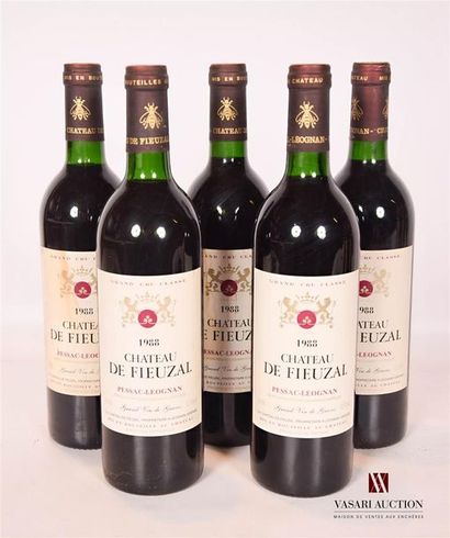 5 bottlesChâteau de FIEUZALGraves GCC1988

	And:...