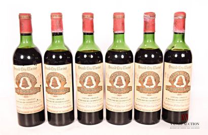 6 bottlesChâteau L'ANGÉLUSSt Emilion GCC1971

	And....