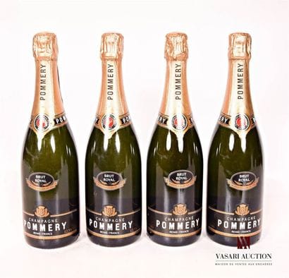 4 bottlesChampagne POMMERY Brut RoyalNM

	Presentation...