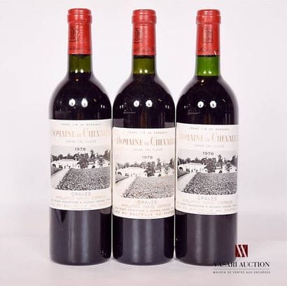 3 bottlesDOMAINE DE CHEVALIERGraves GCC1978

	And:...