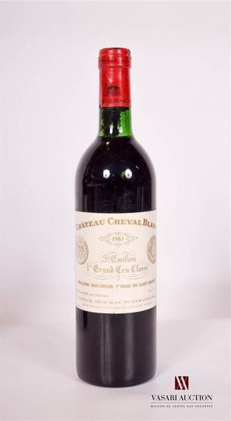 1 bottleChâteau CHEVAL BLANCSt Emilion 1er...