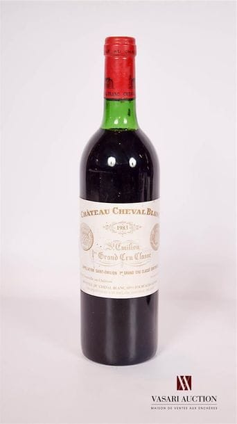 1 bottleChâteau CHEVAL BLANCSt Emilion 1er...