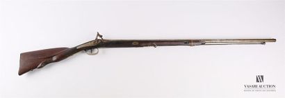 Fusil de chasse mono canon à percussion,...