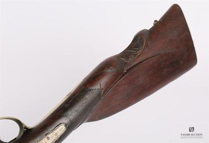 Fusil de chasse mono canon à percussion,...