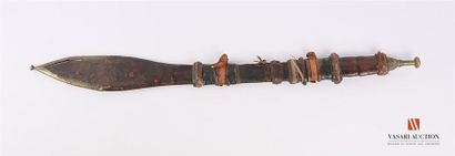 Grand sabre africain mandingue, lame plate...